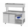 CSA 2 Kapılı Make Up Buzdolabı Yükseltilmiş  281 Litre 141x70x137 Cm CS.TEZ.2.700.YM