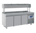 CSA 3 Kapılı Make Up Buzdolabı Yükseltilmiş 474 Litre 188x70x137 Cm CS.TEZ.3.700.YM