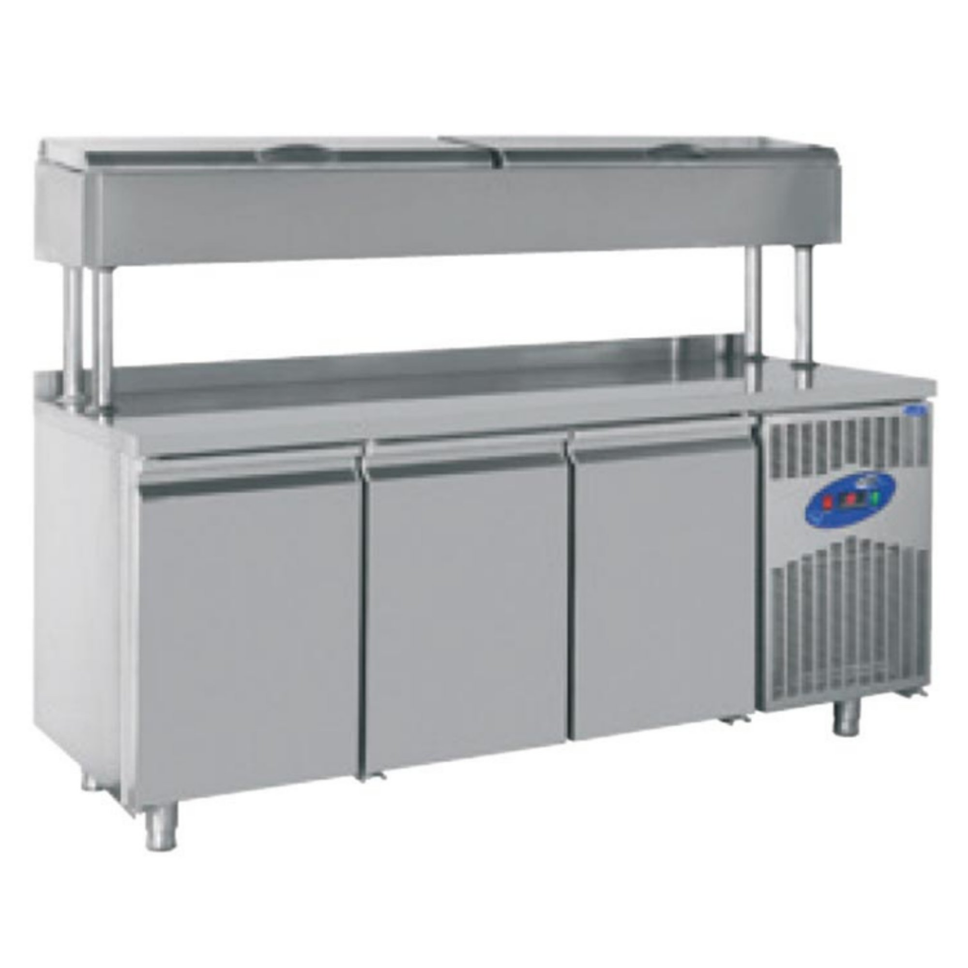 CSA 3 Kapılı Make Up Buzdolabı Yükseltilmiş  188x70x137 cm CS.TEK.3.700.YM