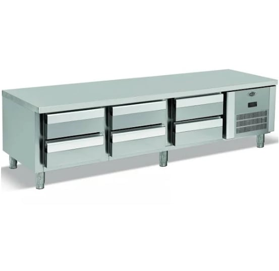 Empero Set Altı Derin Dondurucu 6 Çekmeceli 200x60x60 Cm EMP.200.60.02-S