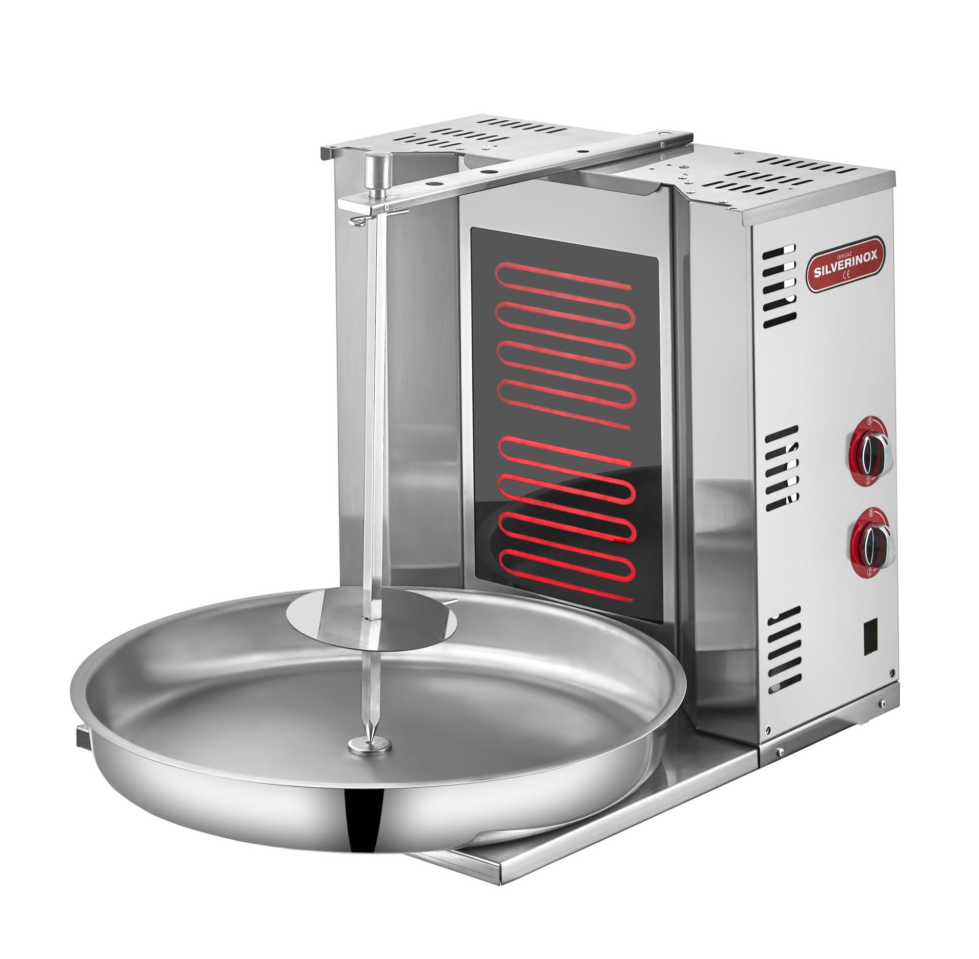 Silverinox 2 Radyanlı Sabit Motorsuz Elektrikli Döner Ocağı ED-05