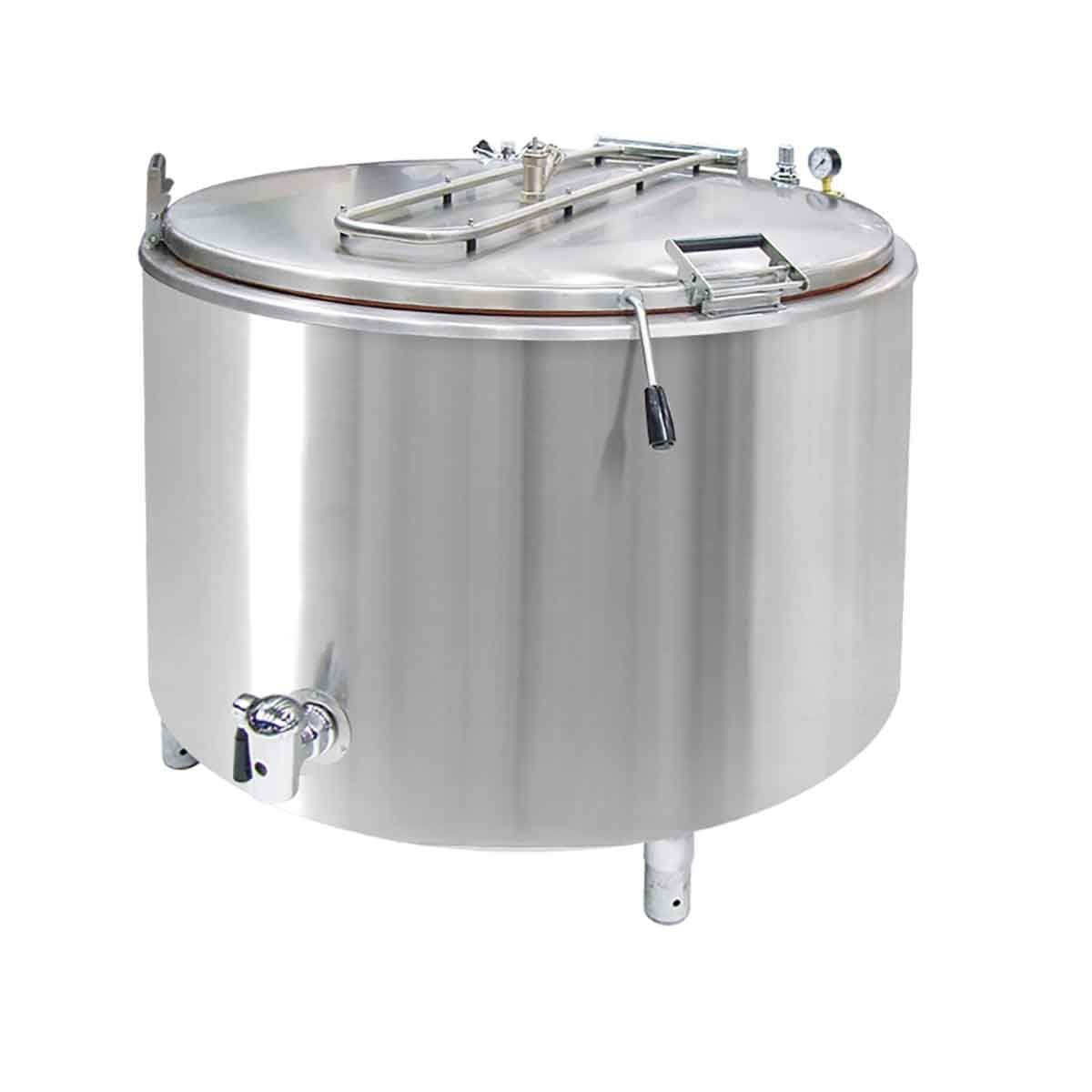 Öztiryakiler Kaynatma Tenceresi Buharlı 500 Litre Krom Çelik