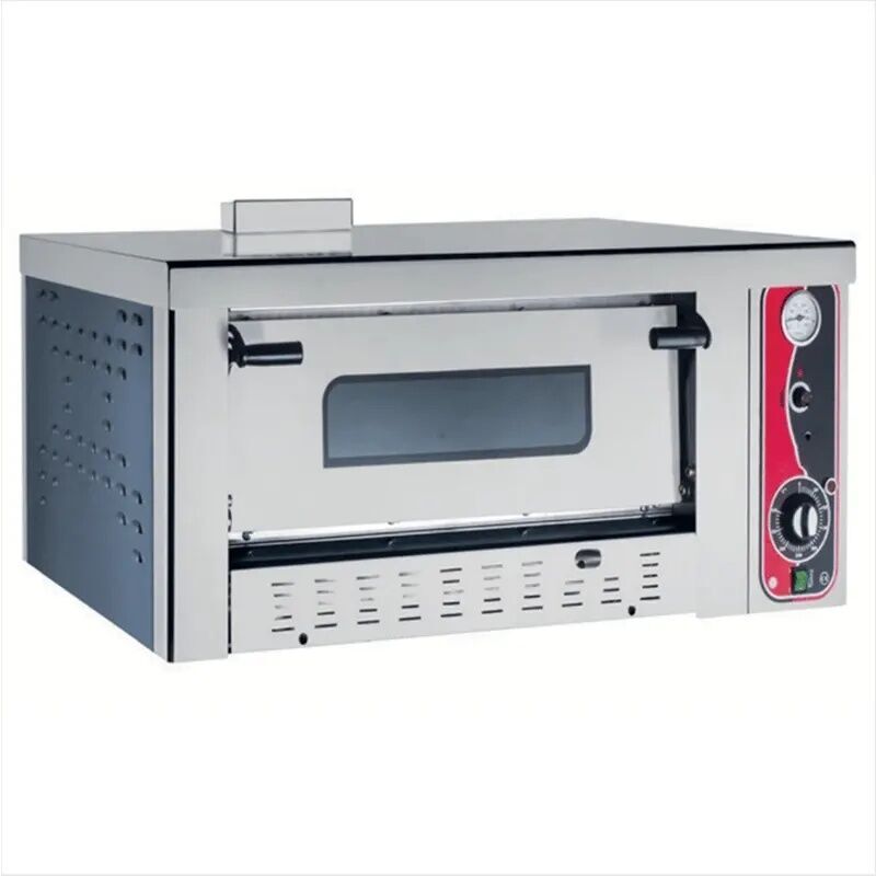 CSA KRCS.PFGL.4 Pizza Fırını Tek Katlı 4 x 30 Cm Pizza Kapasiteli Doğalgazlı