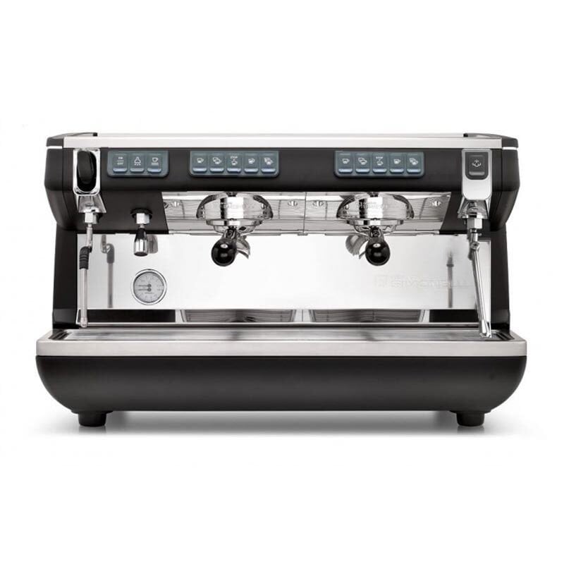 Nuova Simonelli 2 Gruplu Appia Life Tall Cup Turbo Tam Otomatik Espresso Kahve Makinesi, Siyah
